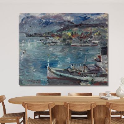 Lake Lucerne In The Morning Lovis Corinth lcr58 canvas print 