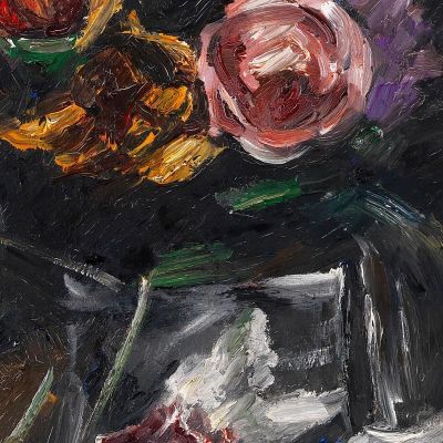 Roses Tulips And Lilac Lovis Corinth lcr77 canvas print