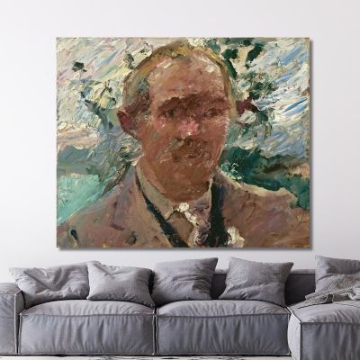 Self-Portrait At Walchensee Lovis Corinth lcr85 canvas print 