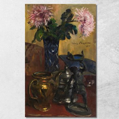 Still Life Metal Lovis Corinth lcr90 canvas print 