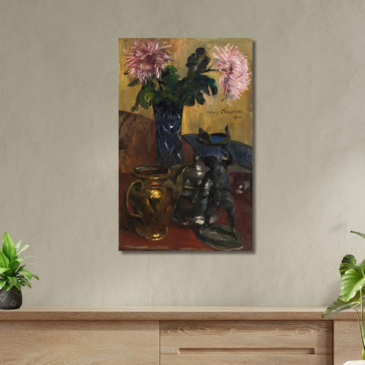 Still Life Metal Lovis Corinth lcr90 canvas print 