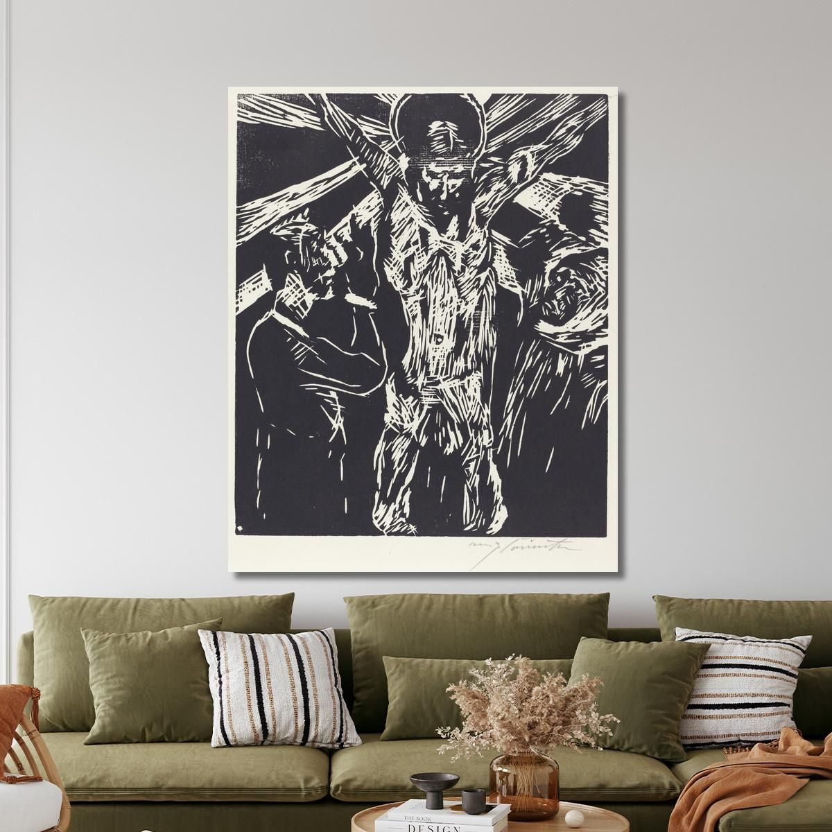 The Crucifixion - Christ On The Cross Lovis Corinth lcr95 canvas print 