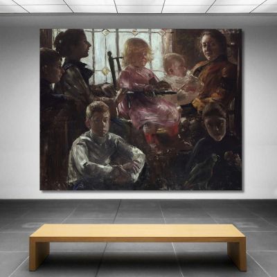 The Family Of The Painter Fritz Rumpf Lovis Corinth lcr96 canvas print 