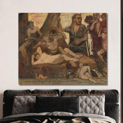 The Homeric Laughter Lovis Corinth lcr97 canvas print 