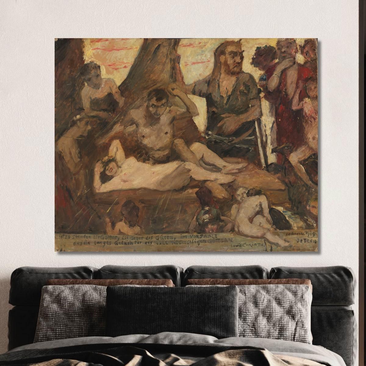The Homeric Laughter Lovis Corinth lcr97 canvas print 
