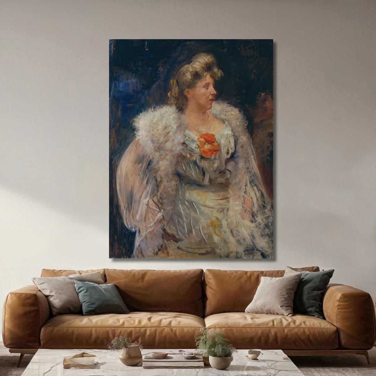 The Singer Frieda Halbe Lovis Corinth lcr98 canvas print 