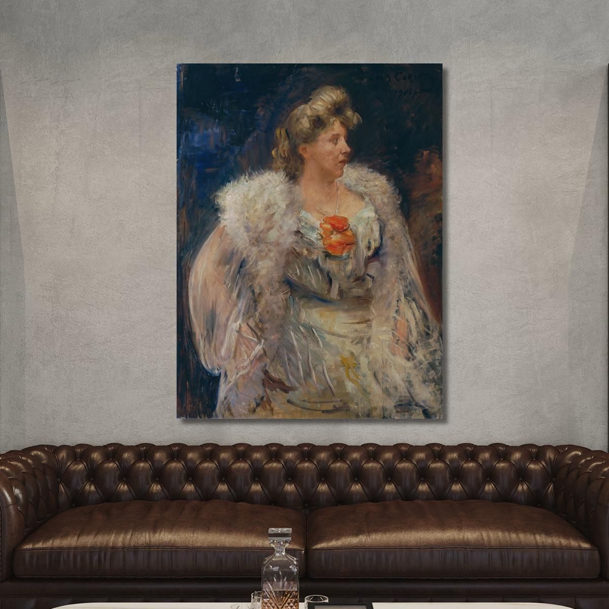 The Singer Frieda Halbe Lovis Corinth lcr98 canvas print 