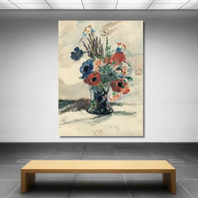 Vase With Flowers Lovis Corinth lcr104 canvas print 