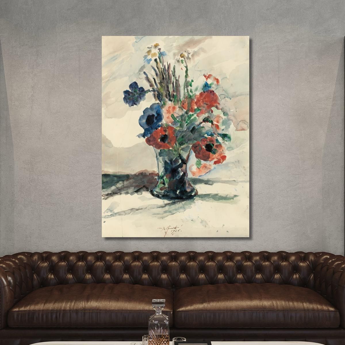 Vase With Flowers Lovis Corinth lcr104 canvas print 