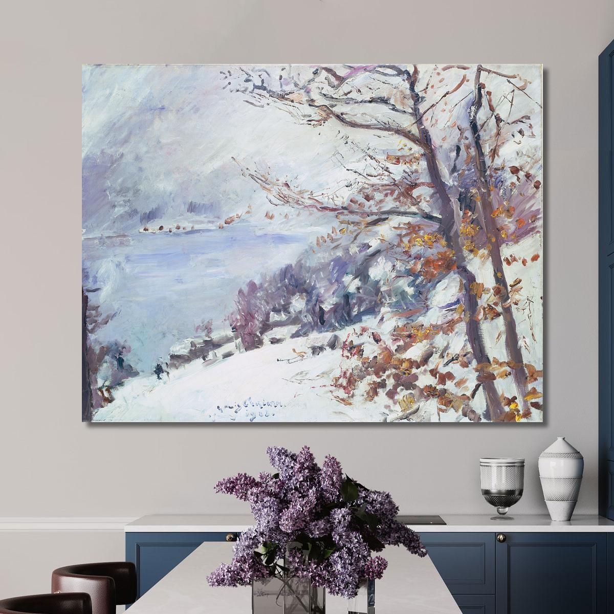 Walchensee In Winter Lovis Corinth lcr105 canvas print 