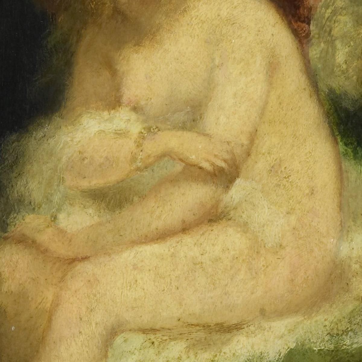 After The Bath Narcisse-Virgile Diaz de La Peña nvd4 canvas print