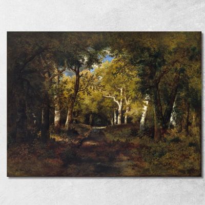 In The Forest Narcisse-Virgile Diaz de La Peña nvd33 canvas print 