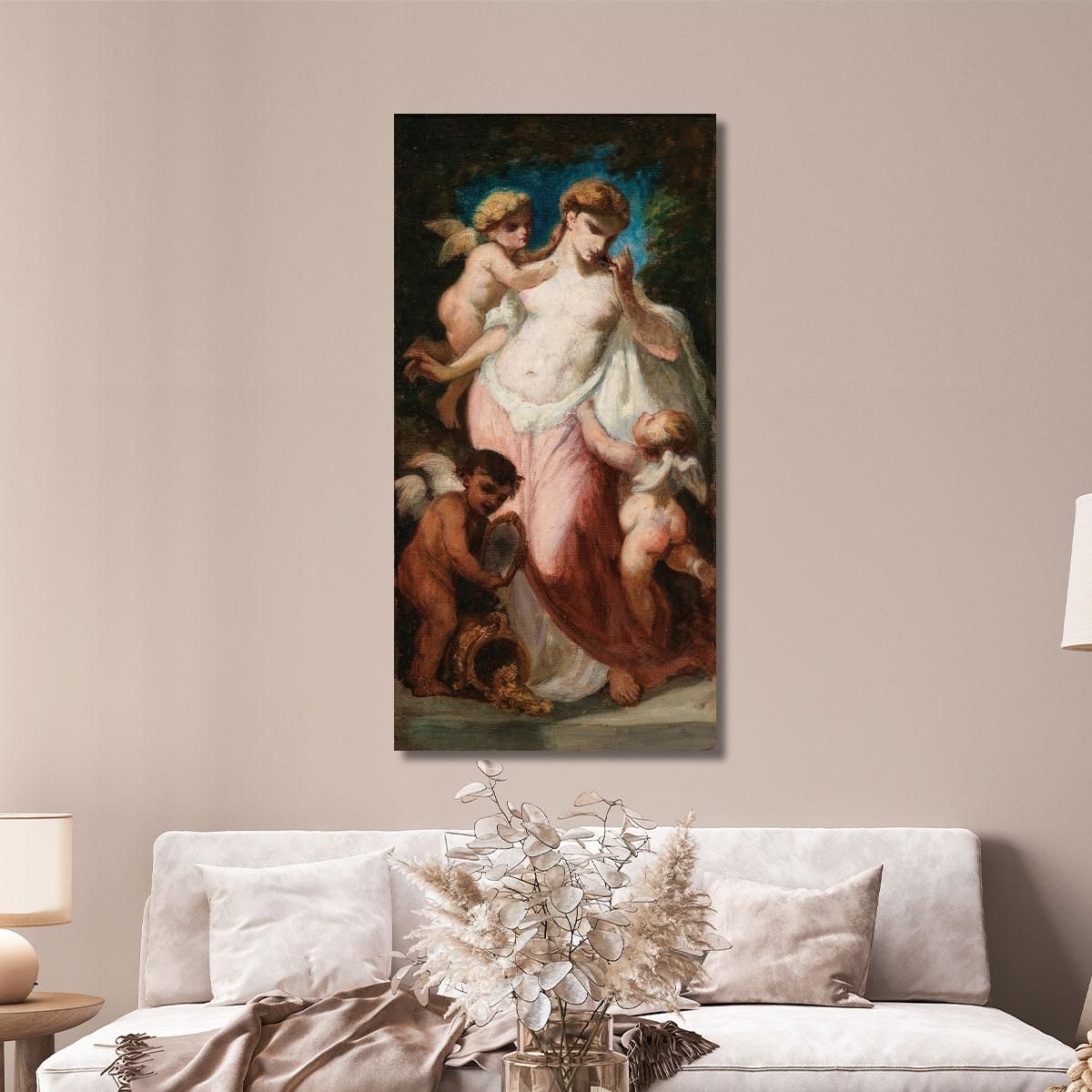 Love And Wealth Narcisse-Virgile Diaz de La Peña nvd45 canvas print 