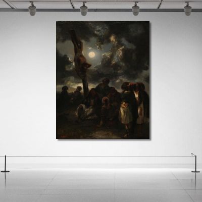 Turkish Execution Narcisse-Virgile Diaz de La Peña nvd67 canvas print 