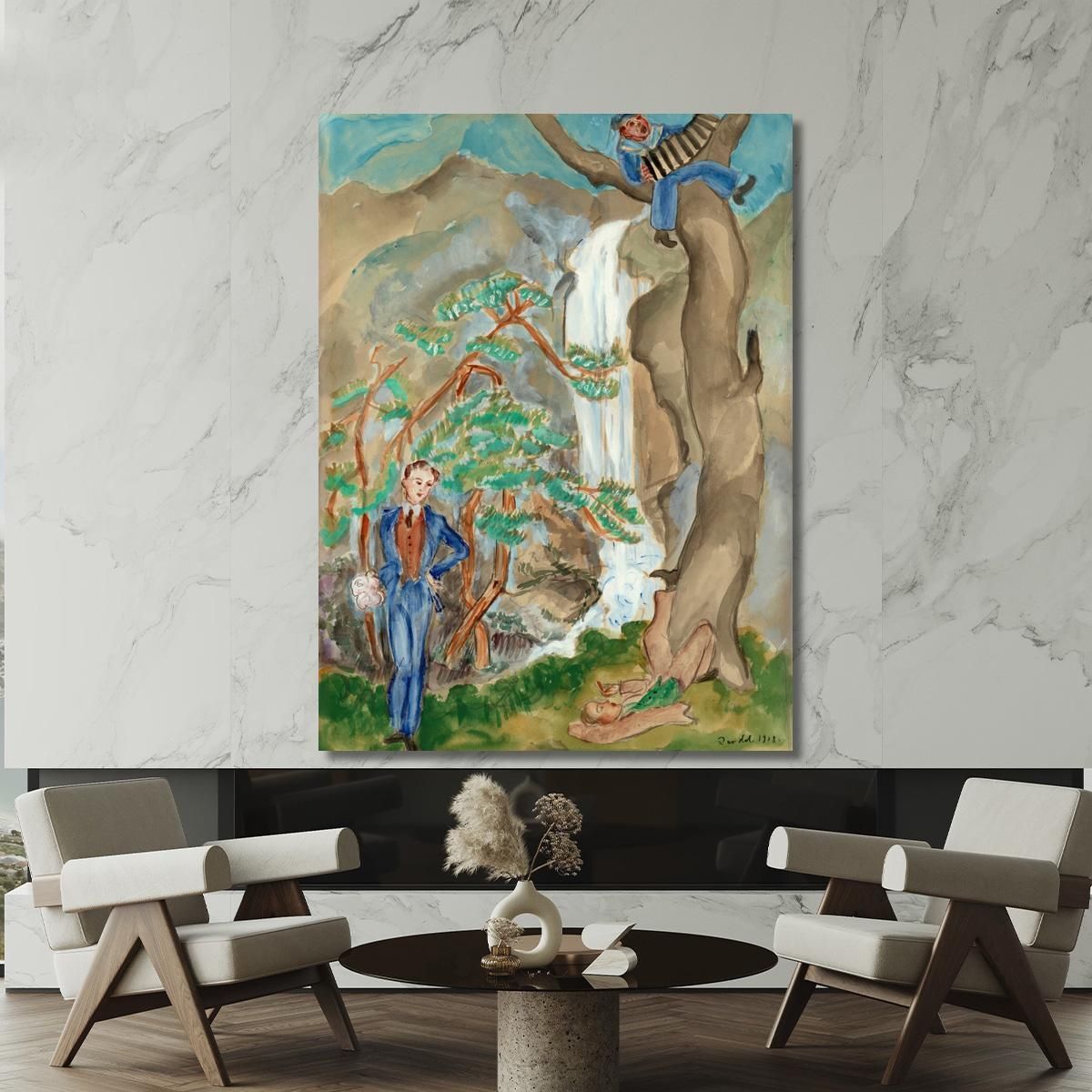 Courting Nils Dardel ndr4 canvas print 
