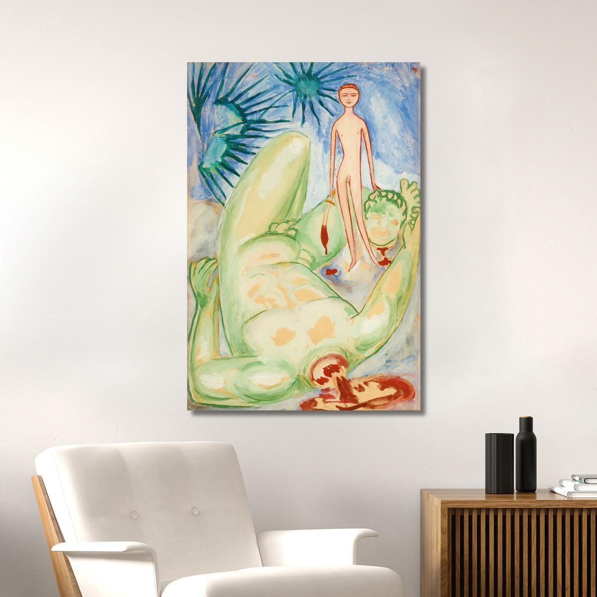 David And Goliath Nils Dardel ndr6 canvas print 