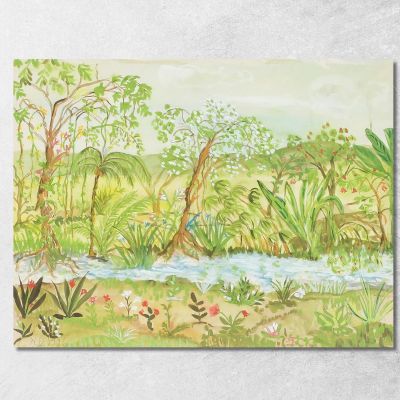 Exotic Landscape Nils Dardel ndr15 canvas print 