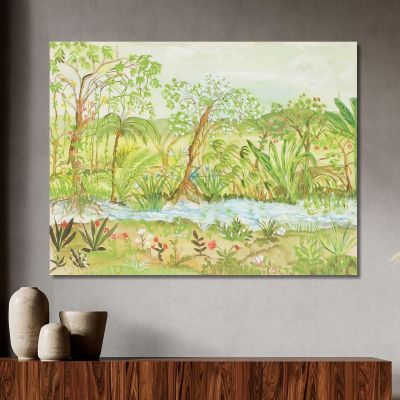 Exotic Landscape Nils Dardel ndr15 canvas print 