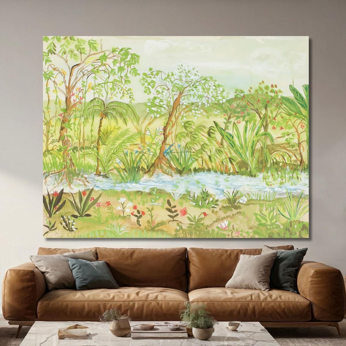 Exotic Landscape Nils Dardel ndr15 canvas print 