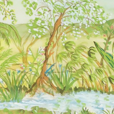 Exotic Landscape Nils Dardel ndr15 canvas print