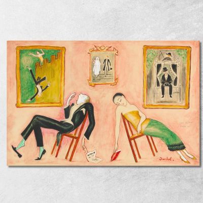 Family Idyll Nils Dardel ndr16 canvas print 