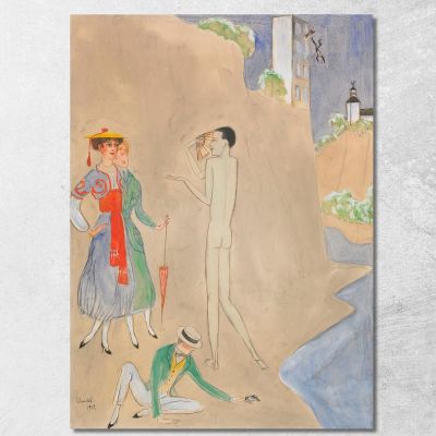 Conversation Nils Dardel ndr25 canvas print 