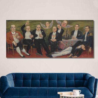 The Little Christmas Eve Club Nils Dardel ndr29 canvas print 