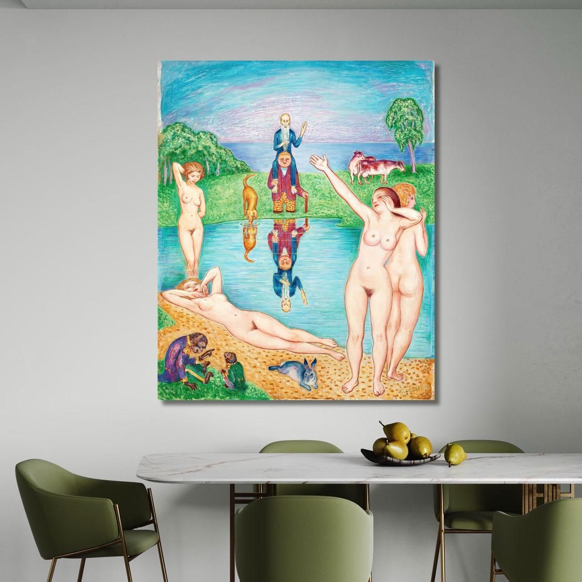 The Return To The Playgrounds Of Youth Nils Dardel ndr45 canvas print 