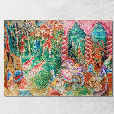 The Tourist Hotel In Rättvik Nils Dardel ndr46 canvas print 