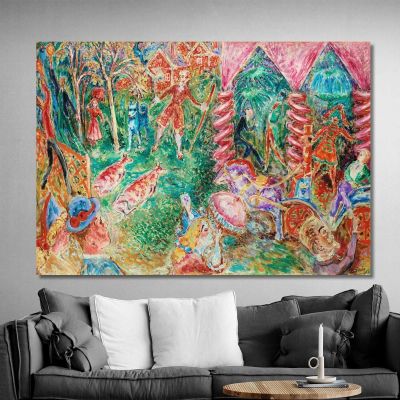 The Tourist Hotel In Rättvik Nils Dardel ndr46 canvas print 