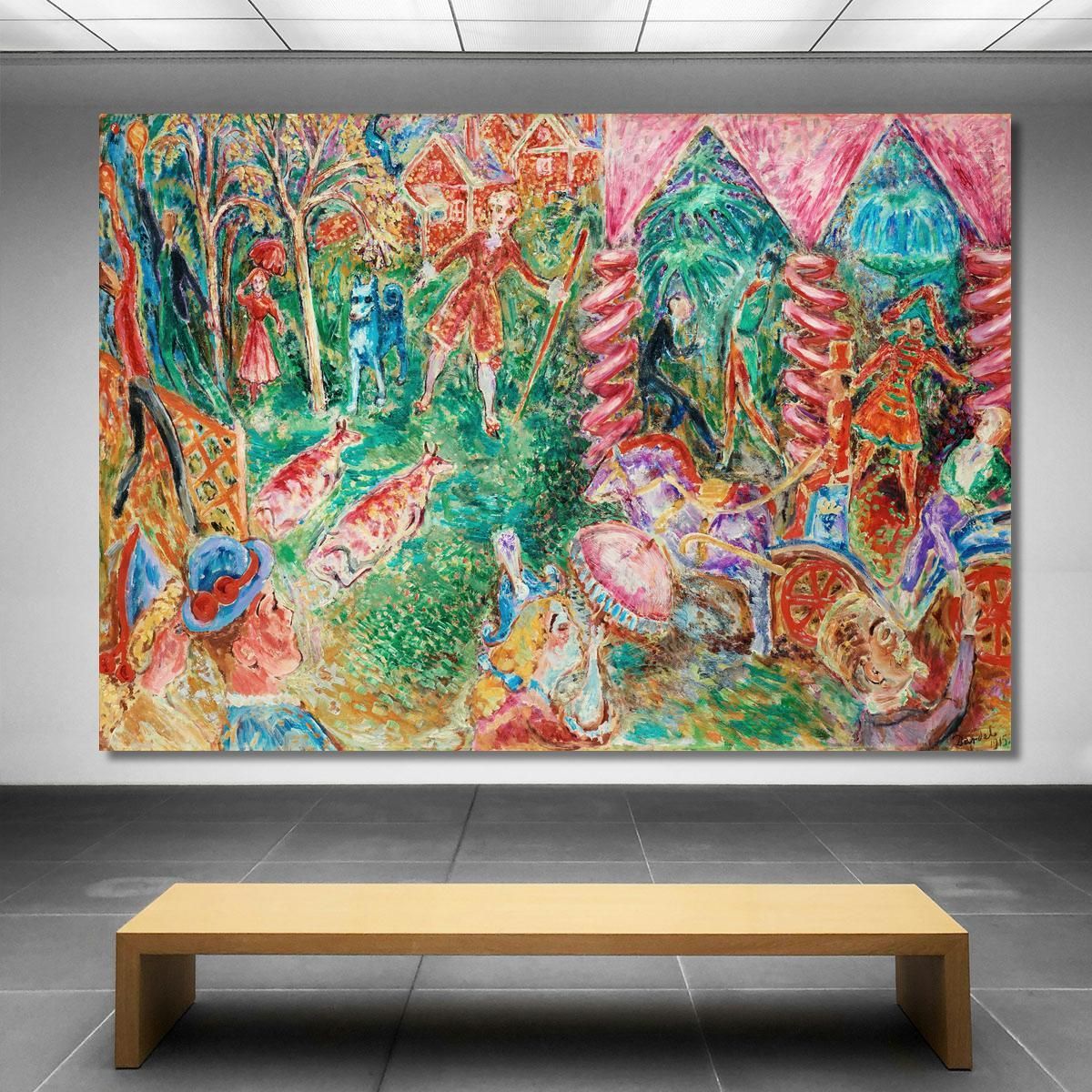 The Tourist Hotel In Rättvik Nils Dardel ndr46 canvas print 