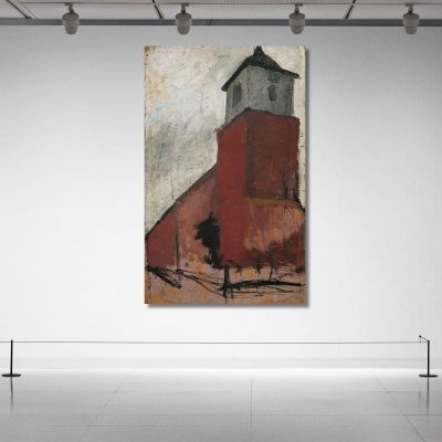 Church In Worpswede Paula Modersohn-Becker pmb10 canvas print 