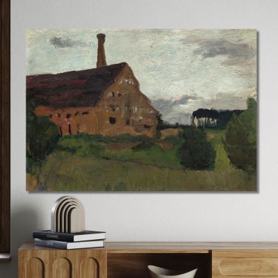 Old Factory Paula Modersohn-Becker pmb33 canvas print 
