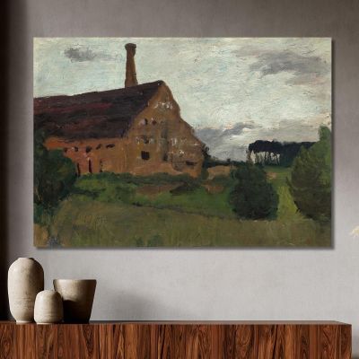 Old Factory Paula Modersohn-Becker pmb33 canvas print 