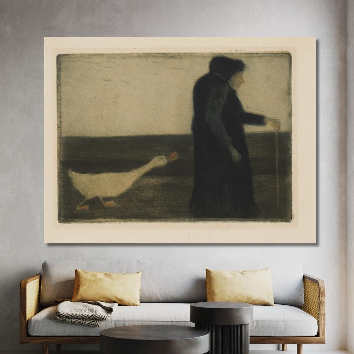 The Woman With The Goose Paula Modersohn-Becker pmb50 canvas print 