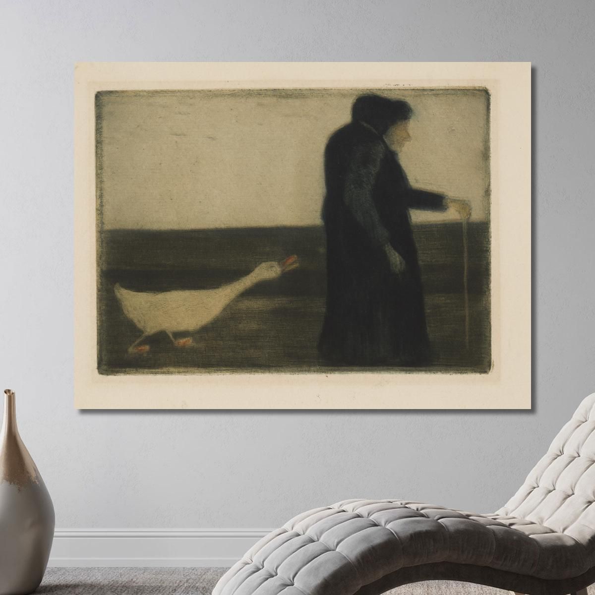 The Woman With The Goose Paula Modersohn-Becker pmb50 canvas print 