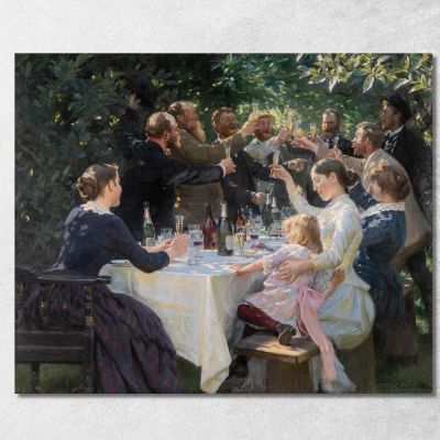 Hip Hip Hurrah! Artists' Party Skagen Peder Severin Krøyer psk25 canvas print 
