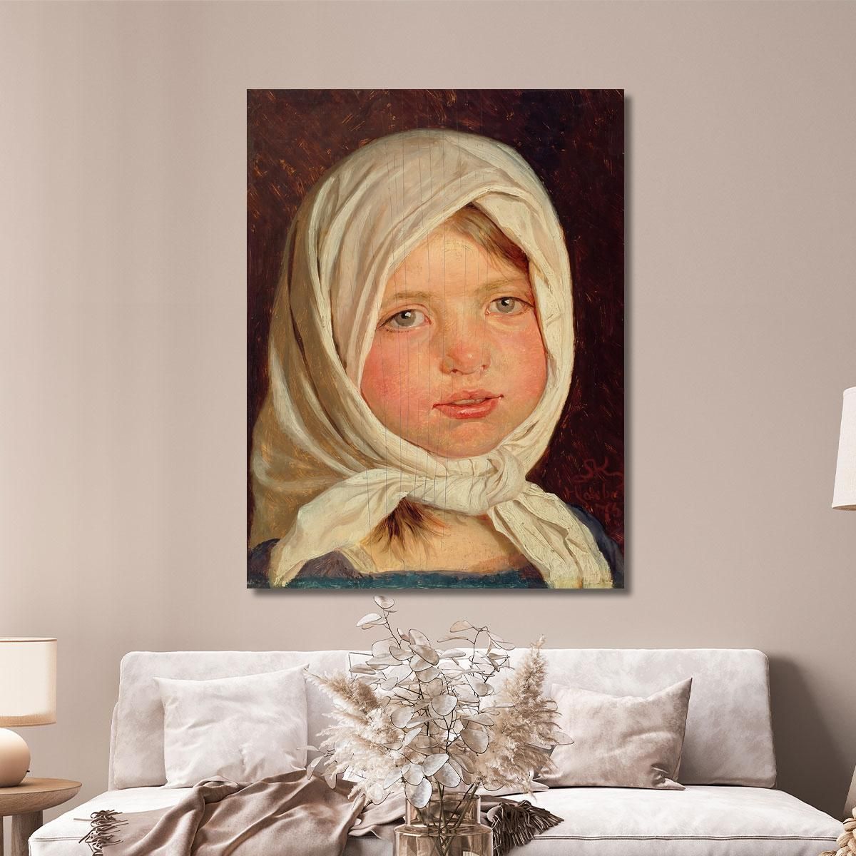 Little Girl From Hornbæk Peder Severin Krøyer psk32 canvas print 