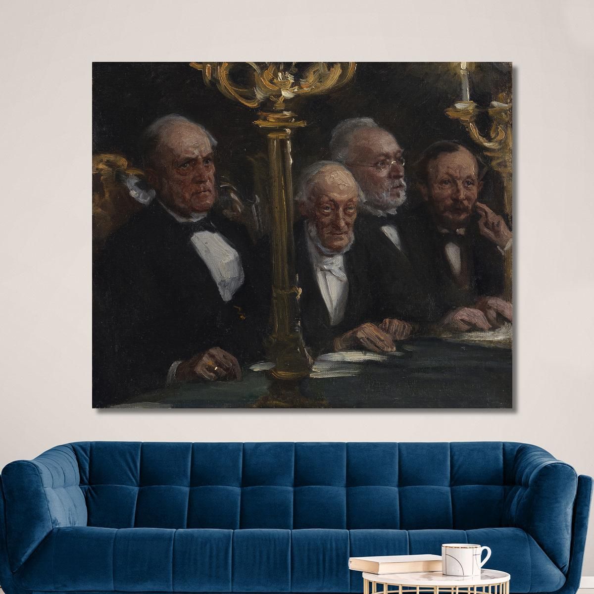Group Portrait Peder Severin Krøyer psk49 canvas print 