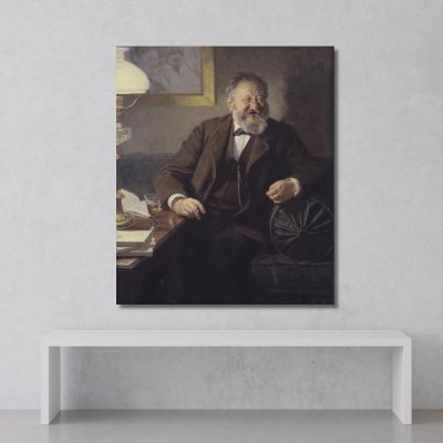The Author Sophus Schandorph Peder Severin Krøyer psk58 canvas print 