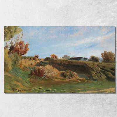 Summer Landscape In Dachau Tina Blau tbl59 canvas print 