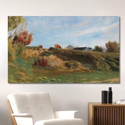 Summer Landscape In Dachau Tina Blau tbl59 canvas print 