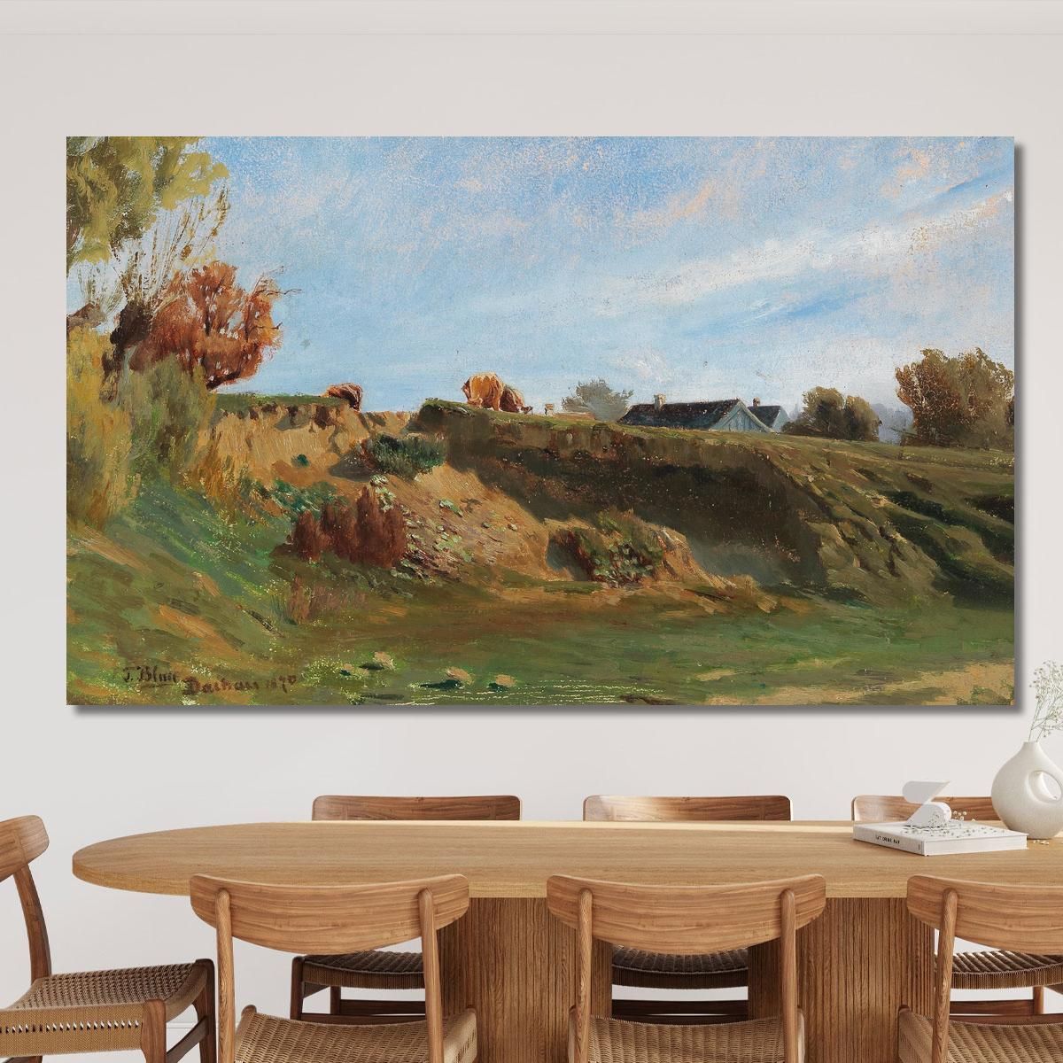 Summer Landscape In Dachau Tina Blau tbl59 canvas print 