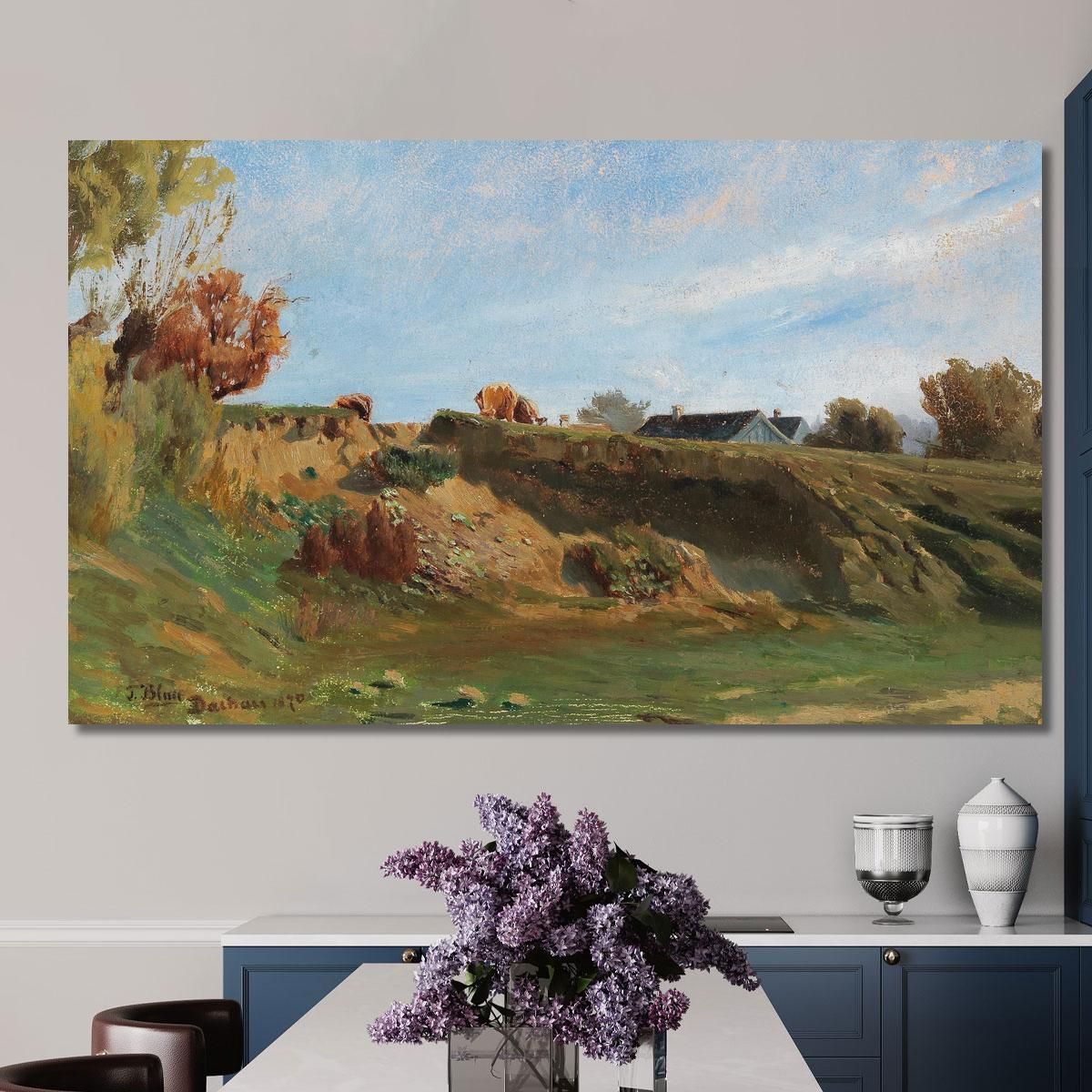 Summer Landscape In Dachau Tina Blau tbl59 canvas print 