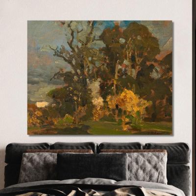 Forest Meadow In Autumn Tina Blau tbl65 canvas print 