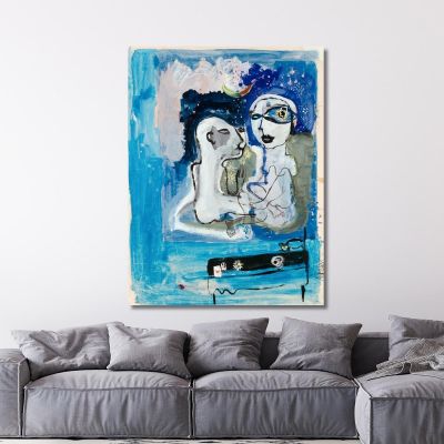 Lovers Walter Kurt Wiemken wkw11 canvas print 