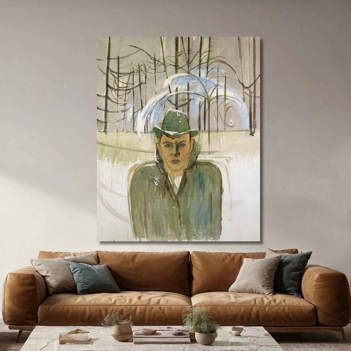 Self-Portrait Walter Kurt Wiemken wkw16 canvas print 