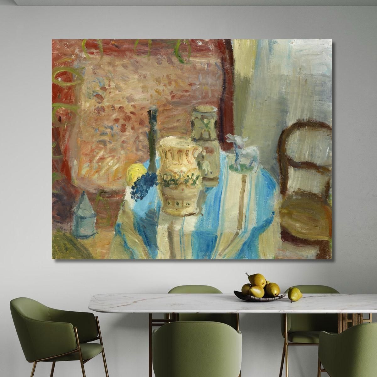 Still Life With Lemon And Grape Walter Kurt Wiemken wkw18 canvas print 