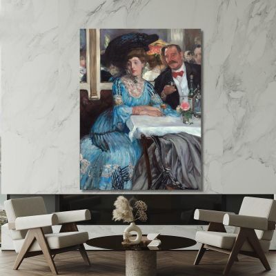 At Mouquin'S William James Glackens wjg3 canvas print 