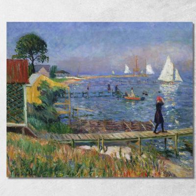 Bathers At Bellport William James Glackens wjg4 canvas print 
